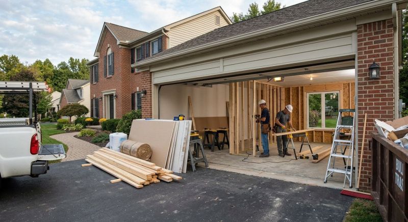 Attached Garage Renovation in Alpharetta, GA