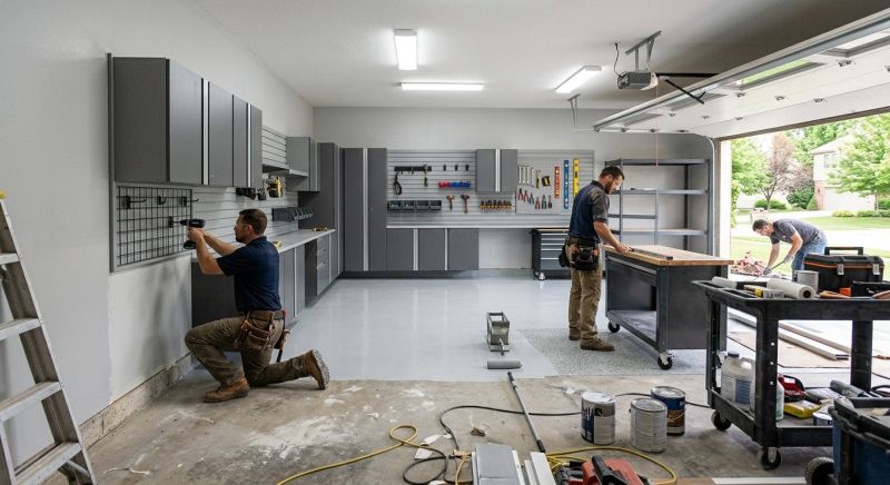 Attached Garage Renovation in Conroe, TX