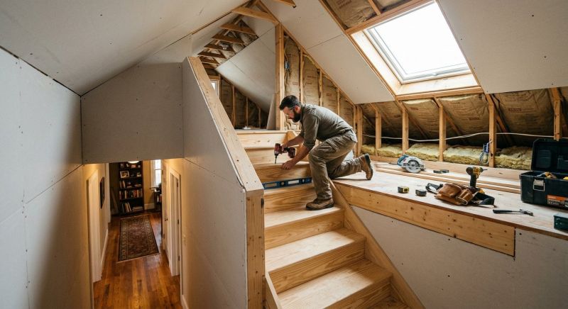 Attic Room Installation in Alpharetta, GA