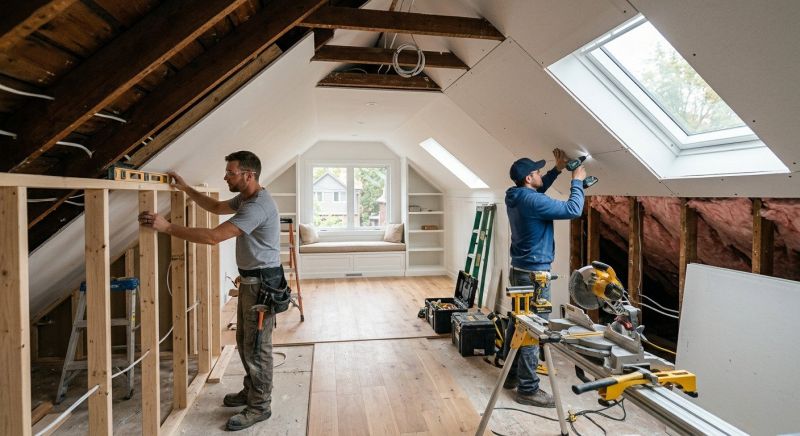 Attic Room Installation in Conroe, TX