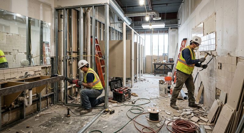 Business Bathroom Remodeling in Denver County, CO