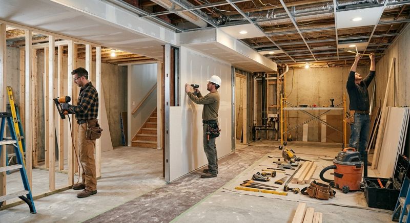 Finished Basement Remodeling in Alpharetta, GA