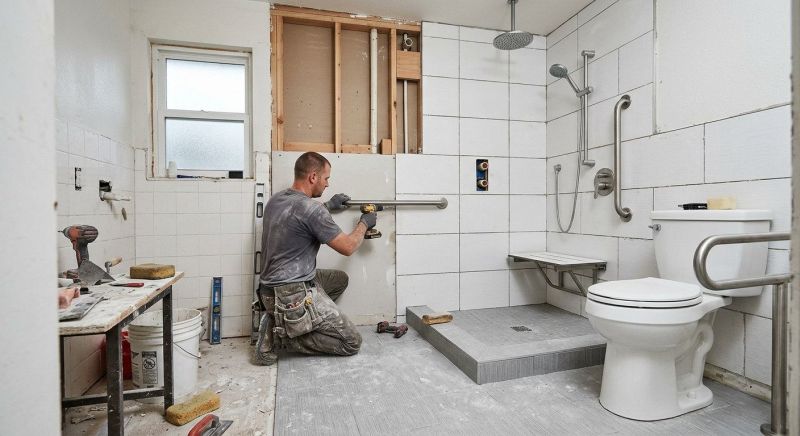 Handicap Bathroom Installation in Alpharetta, GA