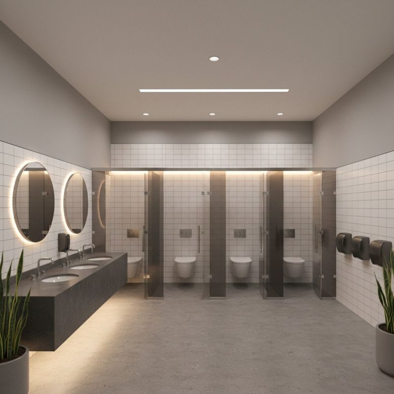 Industrial Bathroom Renovation in North Charleston, SC