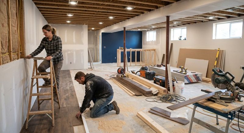 Rec Room Renovation in Denver, CO